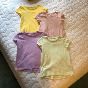 Girls H&M tee shirt lot - size 4-6